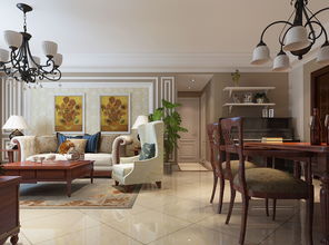 5萬預算打造都會軒67平米美式一居室，天津房天下家居裝修案例賞析